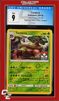 Ultra Prism Torterra 9/156 Reverse Holo Pokemon League CGC 9

