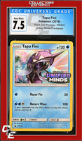 SM Black Star Promo Tapu Fini SM203 Unified Minds Prerelease CGC 7.5
