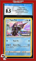 SM Black Star Promo Tapu Fini SM203 Unified Minds Prerelease CGC 8.5
