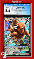 Sun & Moon Tauros GX 100/149 Holo CGC 8.5
