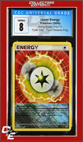 Rising Rivals Upper Energy 102/111 Player Rewards Program Crosshatch Holo CGC 8
