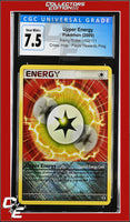 Rising Rivals Upper Energy 102/111 Player Rewards Program Crosshatch Holo CGC 7.5

