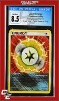 Rising Rivals Upper Energy 102/111 Player Rewards Program Crosshatch Holo CGC 8.5
