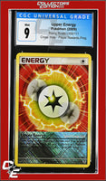 Rising Rivals Upper Energy 102/111 Player Rewards Program Crosshatch Holo CGC 9

