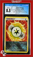 Rising Rivals Upper Energy 102/111 Player Rewards Program Crosshatch Holo CGC 8.5
