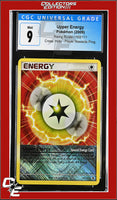 Rising Rivals Upper Energy 102/111 Player Rewards Program Crosshatch Holo CGC 9
