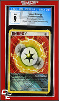 Rising Rivals Upper Energy 102/111 Player Rewards Program Crosshatch Holo CGC 9
