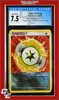 Rising Rivals Upper Energy 102/111 Player Rewards Program Crosshatch Holo CGC 7.5
