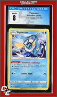 Vivid Voltage Vaporeon 030/185 CGC 8
