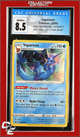 SWSH Black Star Promo Vaporeon SWSH072 Vivid Voltage 3-Pack Blister CGC 8.5
