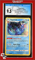 SWSH Black Star Promo Vaporeon SWSH072 Vivid Voltage 3-Pack Blister CGC GEM MINT 10
