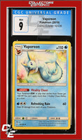 Cosmic Eclipse Vaporeon 42/236 CGC 9

