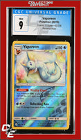 Cosmic Eclipse Vaporeon 42/236 Reverse Holo CGC 9
