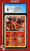 Steam Siege Volcanion 25/114 Reverse Holo Pokemon League CGC 9
