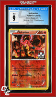 Steam Siege Volcanion 25/114 Reverse Holo Pokemon League CGC 9
