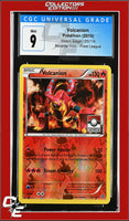 Steam Siege Volcanion 25/114 Reverse Holo Pokemon League CGC 9
