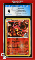 Steam Siege Volcanion 25/114 Reverse Holo Pokemon League CGC 9
