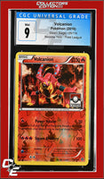 Steam Siege Volcanion 25/114 Reverse Holo Pokemon League CGC 9
