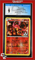 Steam Siege Volcanion 25/114 Reverse Holo Pokemon League CGC 9
