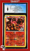 Steam Siege Volcanion 25/114 Reverse Holo Pokemon League CGC 9
