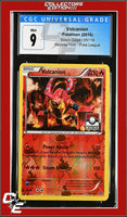 Steam Siege Volcanion 25/114 Reverse Holo Pokemon League CGC 9

