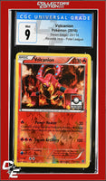 Steam Siege Volcanion 25/114 Reverse Holo Pokemon League CGC 9
