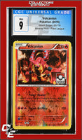 Steam Siege Volcanion 25/114 Reverse Holo Pokemon League CGC 9
