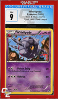 Black & White Whirlipede 53/114 Crosshatch Holo Pokemon League CGC 9
