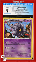 Black & White Whirlipede 53/114 Crosshatch Holo Pokemon League CGC 9

