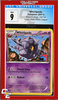 Black & White Whirlipede 53/114 Crosshatch Holo Pokemon League CGC 9
