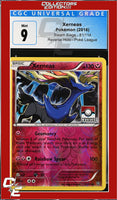 Steam Siege Xerneas 81/114 Reverse Holo Pokemon League CGC 9
