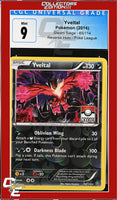 Steam Siege Yveltal 65/114 Reverse Holo Pokemon League CGC 9
