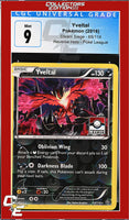 Steam Siege Yveltal 65/114 Reverse Holo Pokemon League CGC 9
