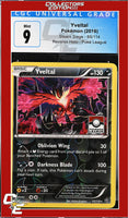 Steam Siege Yveltal 65/114 Reverse Holo Pokemon League CGC 9
