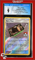 Dragon Majesty Fiery Flint 60a/70 Reverse Holo Pokemon League CGC 9

