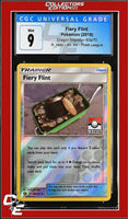 Dragon Majesty Fiery Flint 60a/70 Reverse Holo Pokemon League CGC 9
