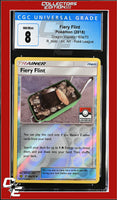 Dragon Majesty Fiery Flint 60a/70 Reverse Holo Pokemon League CGC 8
