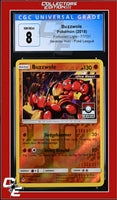 Forbidden Light Buzzwole 77/131 Reverse Holo Pokemon League CGC 8

