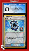 Guardians Rising Aqua Patch 119/145 Reverse Holo League Cup CGC 8.5
