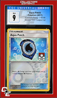 Guardians Rising Aqua Patch 119/145 Reverse Holo League Cup CGC 9

