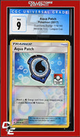 Guardians Rising Aqua Patch 119/145 Reverse Holo League Cup CGC 9
