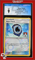 Guardians Rising Aqua Patch 119/145 Reverse Holo League Cup CGC 9
