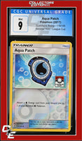 Guardians Rising Aqua Patch 119/145 Reverse Holo League Cup CGC 9
