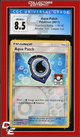 Guardians Rising Aqua Patch 119/145 Reverse Holo League Cup CGC 8.5
