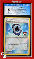 Guardians Rising Aqua Patch 119/145 Reverse Holo League Cup CGC 9
