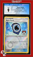 Guardians Rising Aqua Patch 119/145 Reverse Holo League Cup CGC 9
