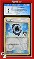 Guardians Rising Aqua Patch 119/145 Reverse Holo League Cup CGC 9
