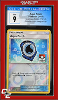 Guardians Rising Aqua Patch 119/145 Reverse Holo League Cup CGC 9
