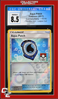 Guardians Rising Aqua Patch 119/145 Reverse Holo League Cup CGC 8.5
