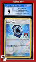 Guardians Rising Aqua Patch 119/145 Reverse Holo League Cup CGC 9
